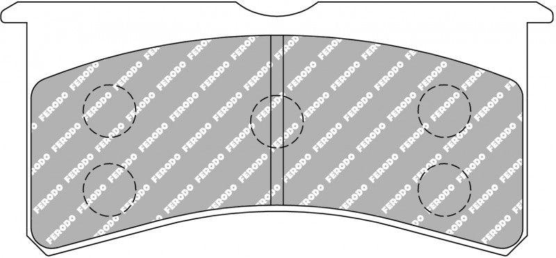 Ferodo FRP3116H DS2500 AP Racing CP8350 D50 Brake Pads