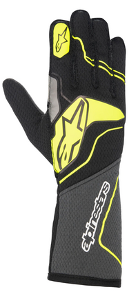 Thumbnail for Alpinestars Tech-1 ZX v3 Nomex Gloves Black / Yellow Image