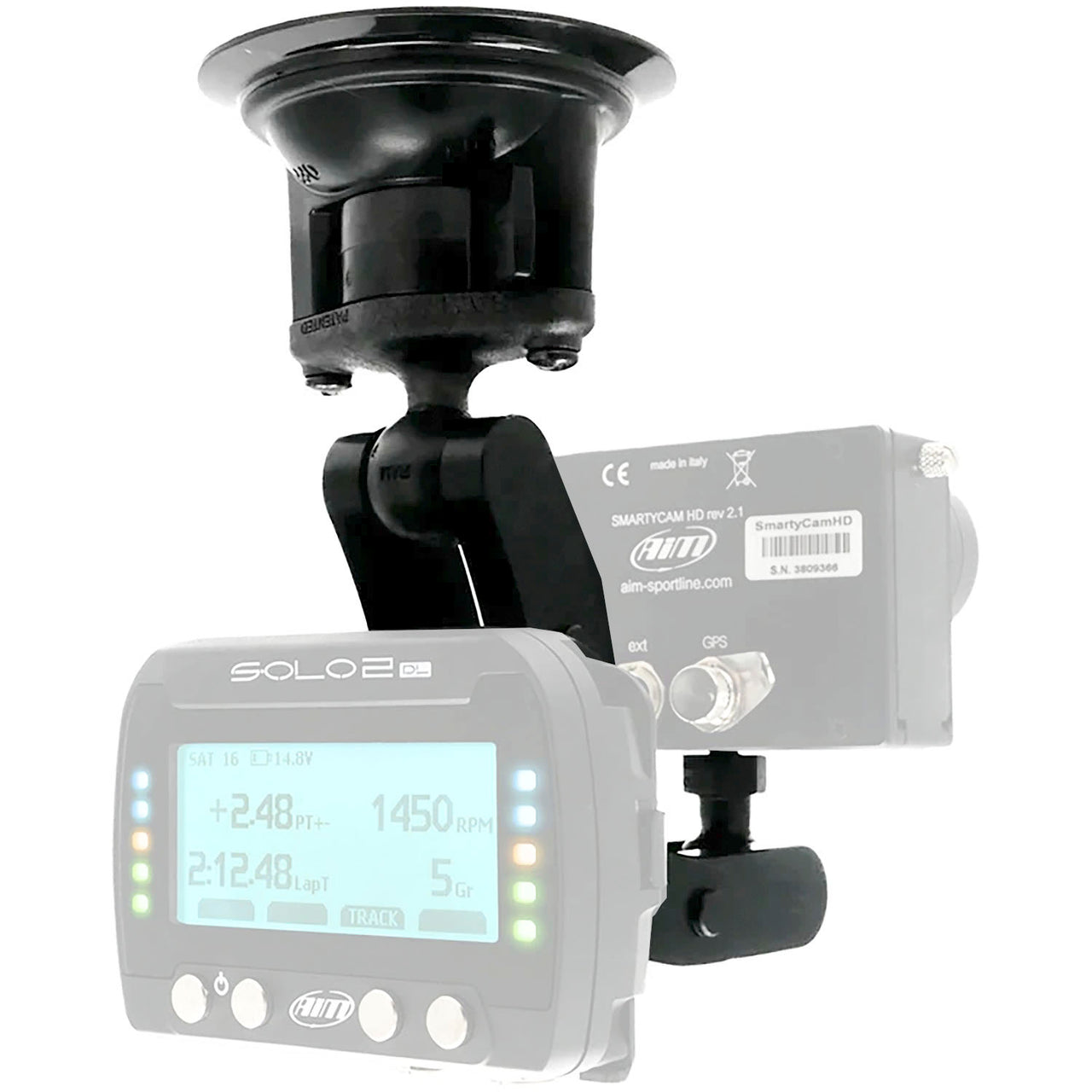 AiM Sports Track Day Mount for SmartyCam 3 and Solo 2 DL