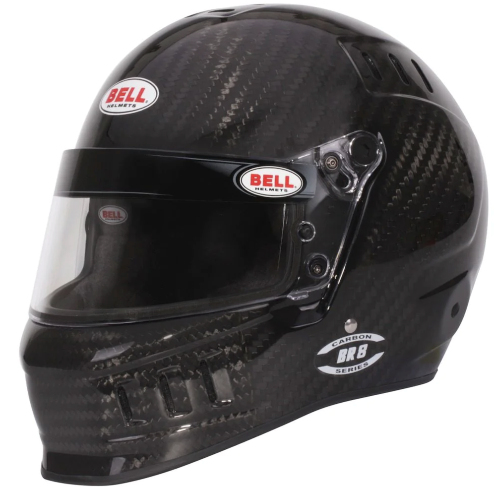 Bell BR8 Carbon Fiber Helmet Left Front Image