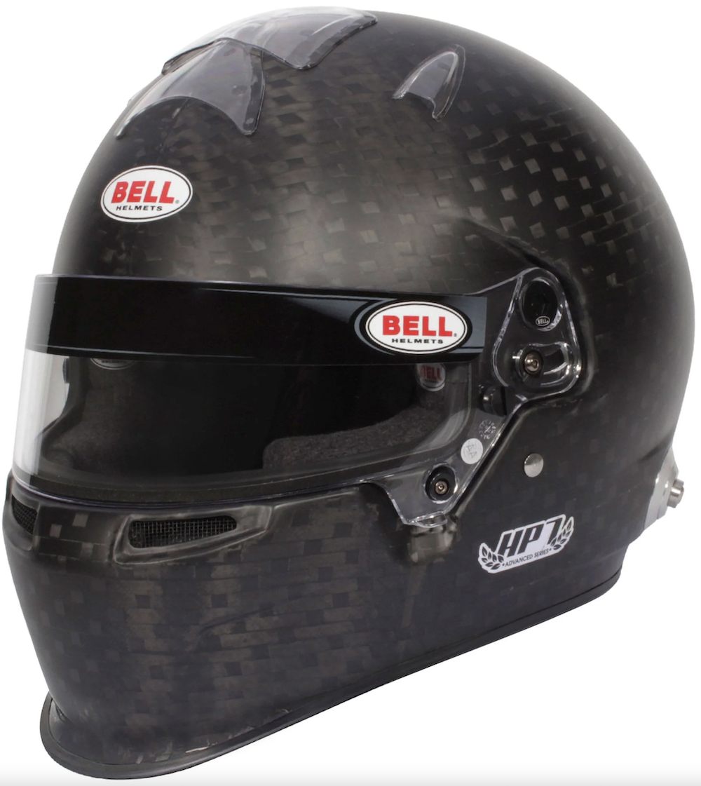 Bell HP7 Carbon Fiber 8860-2018 helmet Front Left view Image