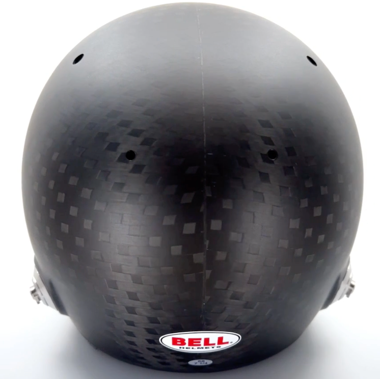 Detailed Bell RS7C LTWT Carbon Fiber Helmet SA2020 Rear Image