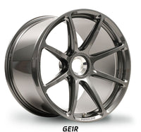 Thumbnail for Pearl Gray Forgeline GE1R for center lock Porsche GT3 forged Motorsports Series wheel set