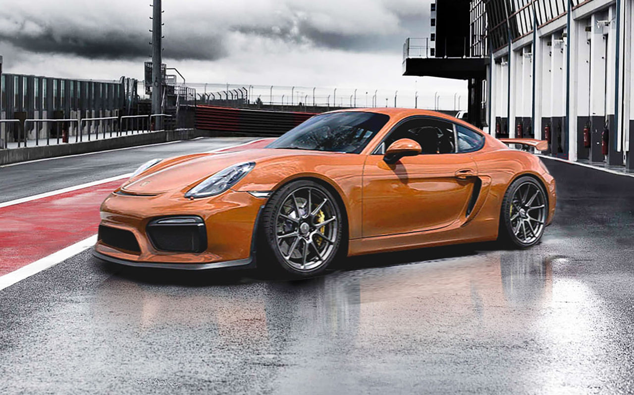 Forgeline GS1R for 981 Porsche Cayman GT4 the best for track days HPDE drivers education