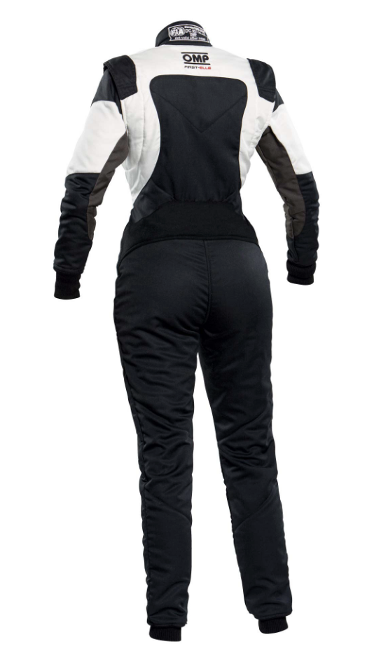 OMP FIRST ELLE Women's Race Suit Black / White Back  Image