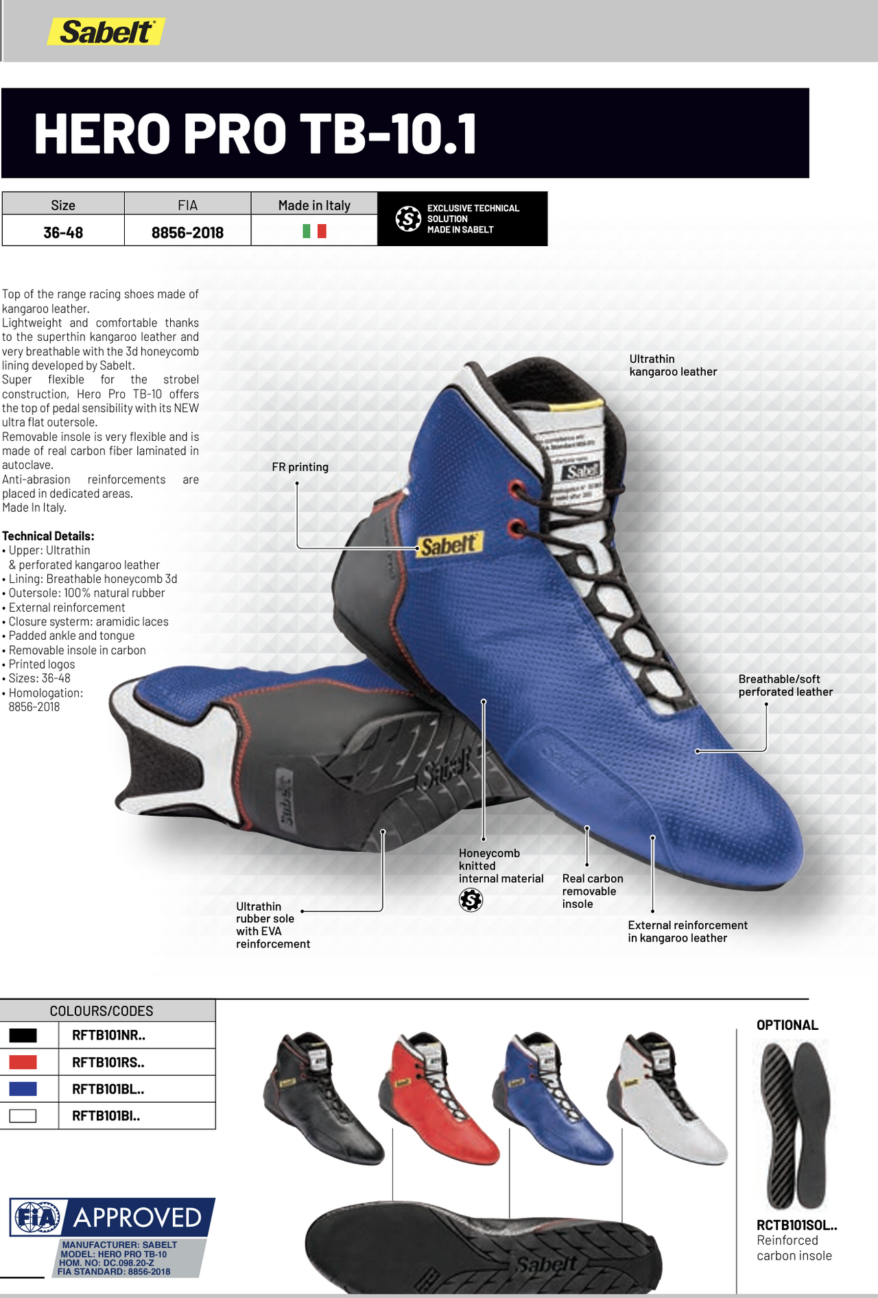 Sabelt Hero Pro TB-10.1