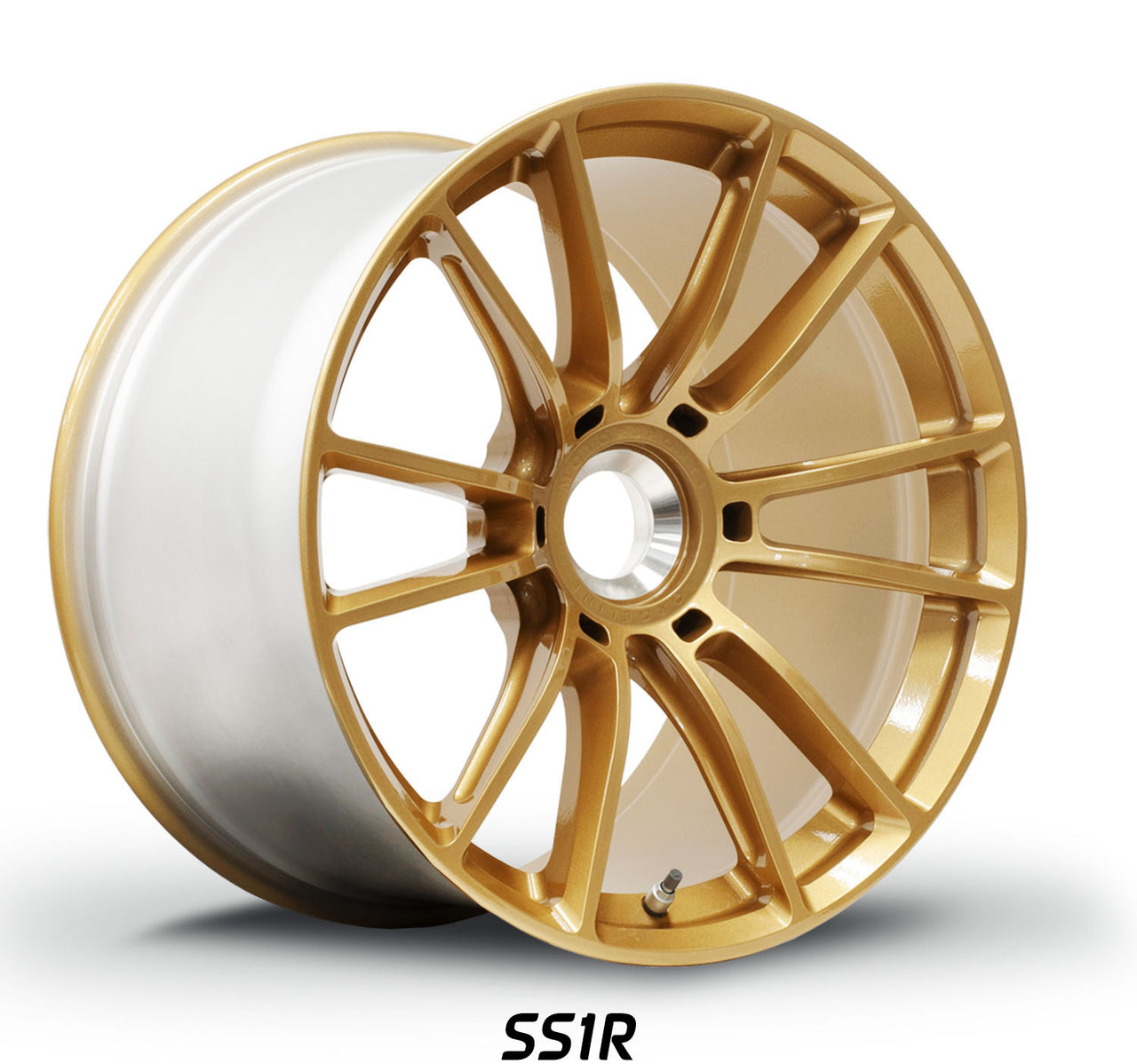 Porsche 2023 911 GT3 RS Forgeline SS1R Race Gold forged monoblock wheel for track day, HPDE