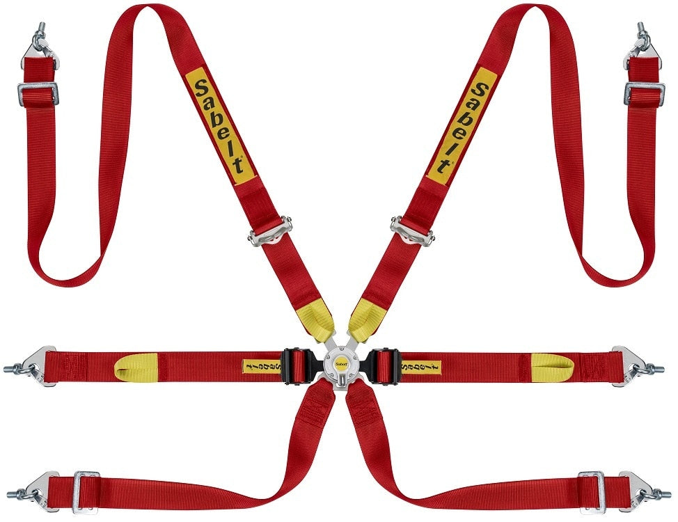 Sabelt Silver Series Enduro 6 Point Racing Harness 2029 Expiry