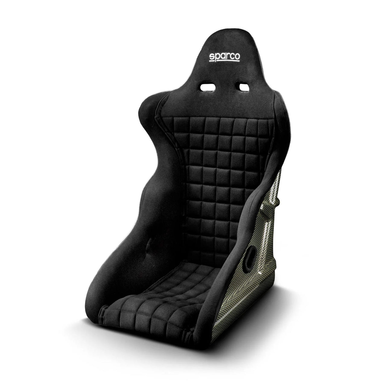 Sparco Legend Kevlar Rally Seat from 1980's Black Front View