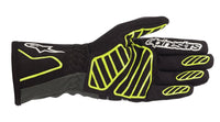 Thumbnail for alpinestars-tech-1-k-v2-karting-gloves-Black/Yellow-Palm_Image