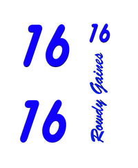 Thumbnail for Complete DE Single Color Vinyl Number Package