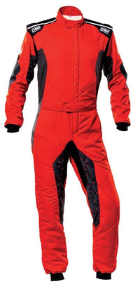 Thumbnail for OMP TECHNICA HYBRID RACE SUIT RED / BLACK FRONT IMAGE
