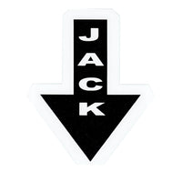Thumbnail for Jack Decal (Black on White)