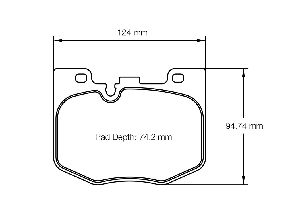 Pagid Racing Brake Pads No. 8275 (Front)