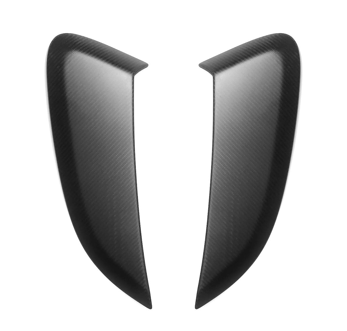 Silver Rocket Dry Carbon Fiber Rear Side Air Intake Covers (Porsche GT4/GT4 RS)