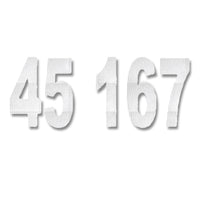 Thumbnail for Windshield Number Set in Perforated Vinyl