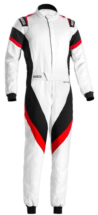 SPARCO VICTORY RACE SUIT WHITE / RED FRONT IMAGE