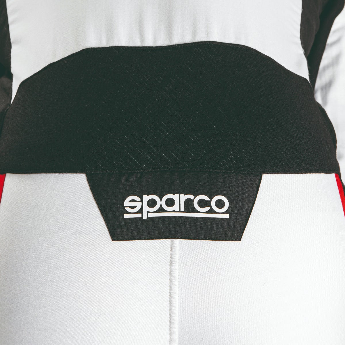 SPARCO VICTORY 2.0 RACE SUIT BLACK / WHITE BACK IMAGE