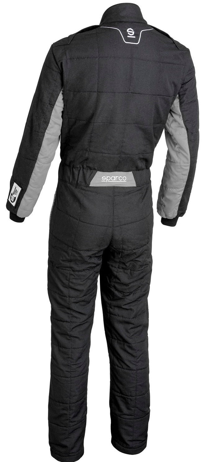 SPARCO CONQUEST 3.0 RACE SUIT BLACK / GRAY BACK IMAGE