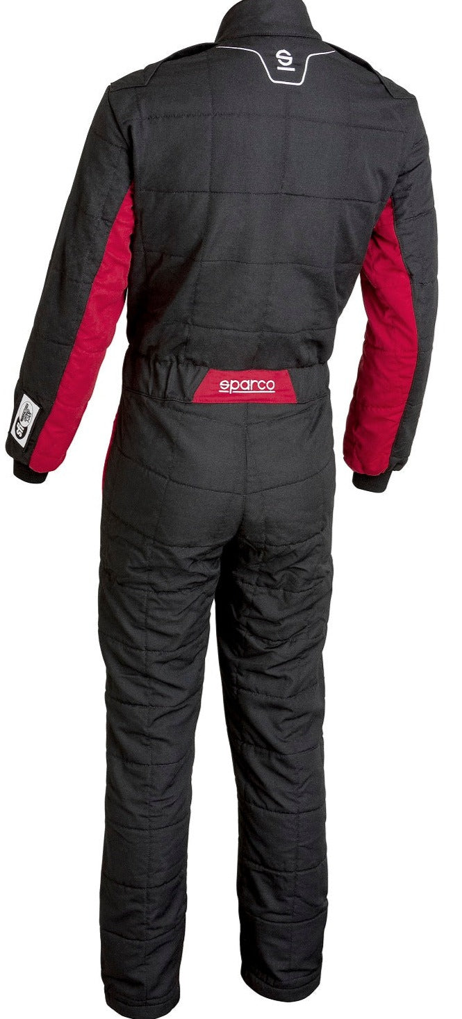 SPARCO CONQUEST 3.0 RACE SUIT BLACK / RED BACK IMAGE