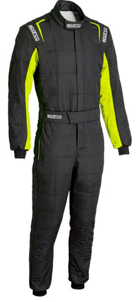 Thumbnail for SPARCO CONQUEST 3.0 RACE SUIT BLACK / YELLOW FRONT IMAGE