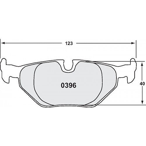 PFC Brake Pads 0396.XX.17.44