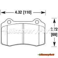 Thumbnail for Carbotech 2010-13 Camaro SS 6.2L & ZL1 Rear Brake Pad Set