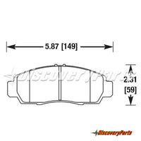 Thumbnail for Carbotech CT787 Brake Pads - Honda & Acura Front
