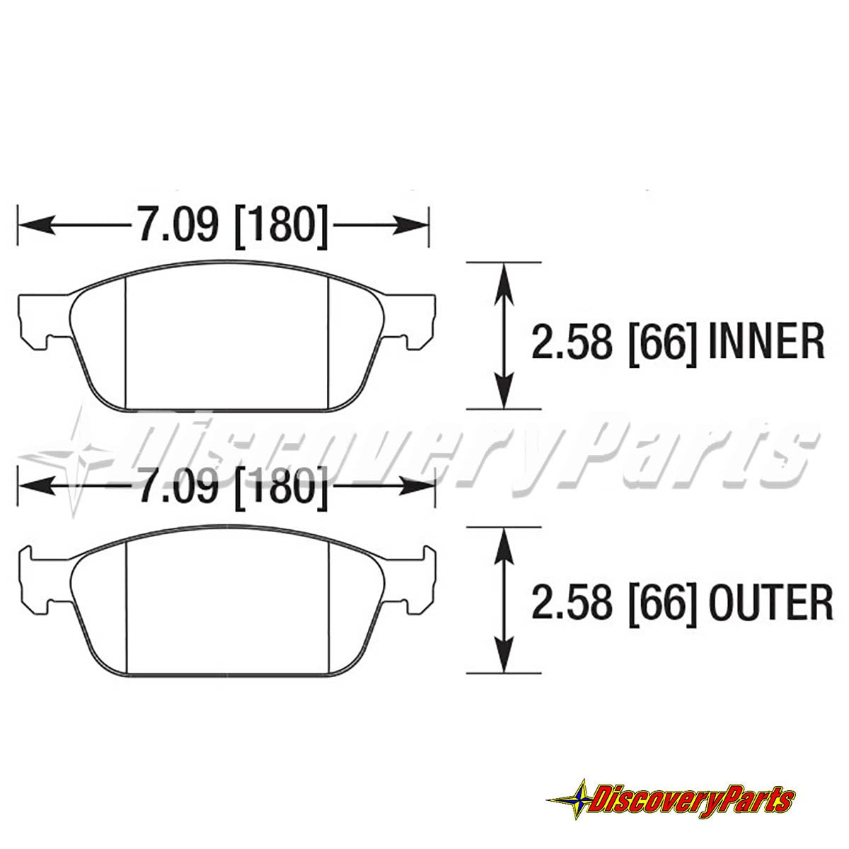 Carbotech Ford Focus ST Front 2013-2014 Brake Pad Set