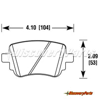 Thumbnail for Carbotech CT1779 Brake Pads - VW GTI Mk7