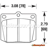 Thumbnail for Carbotech CT57 Pads Nissan-Toyota-Mitsubishi Front Axle