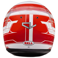 Thumbnail for Bell KC7-CMS Charles LeClerc Kart Racing Helmet Rear Image