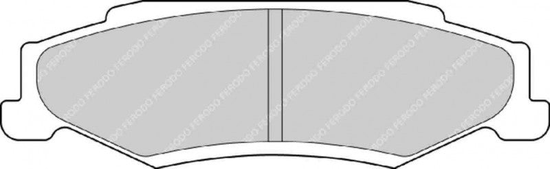 Image of Ferodo FCP1563W DS1.11 Chevrolet C5 Corvette Rear Brake Pads