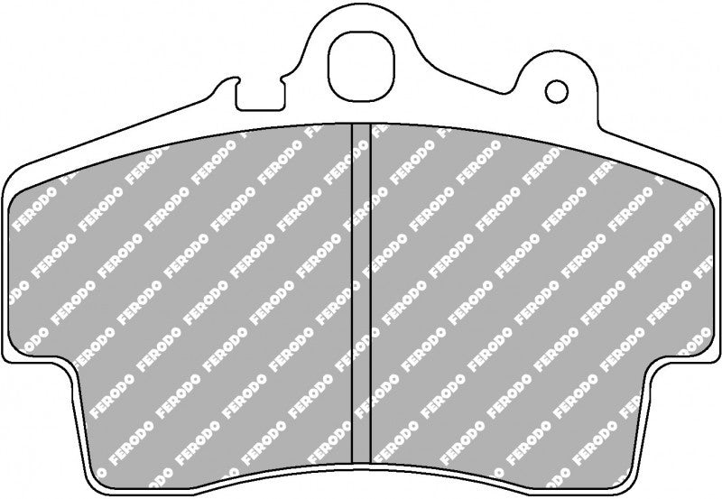 Image of Ferodo FCP1307H DS2500 Porsche 986 Base Front Brake Pads