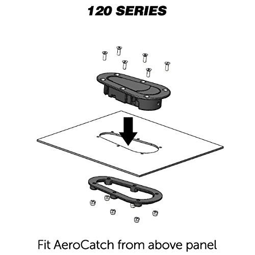 AeroCatch 120 Series Flush Mount Hood Pins