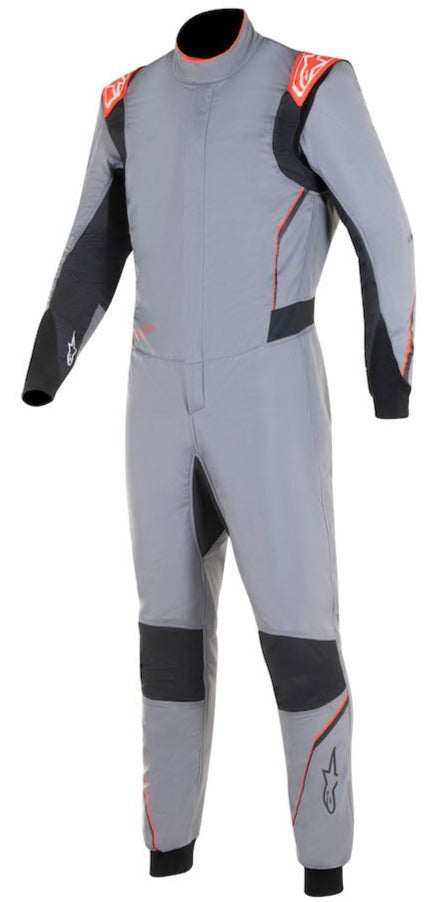 Alpinestars Hypertech v3 Driver Race Suit Grey Front Image