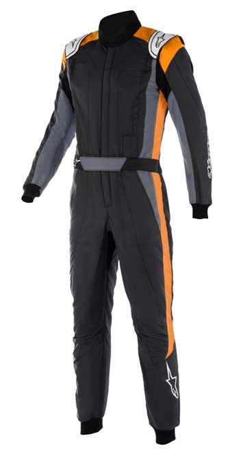 ALPINESTARS GP PRO COMP V2 BLACK / ORANGE FRONT IMAGE