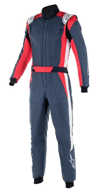 ALPINESTARS GP PRO COMP V2 ASPHALT / RED FRONT IMAGE