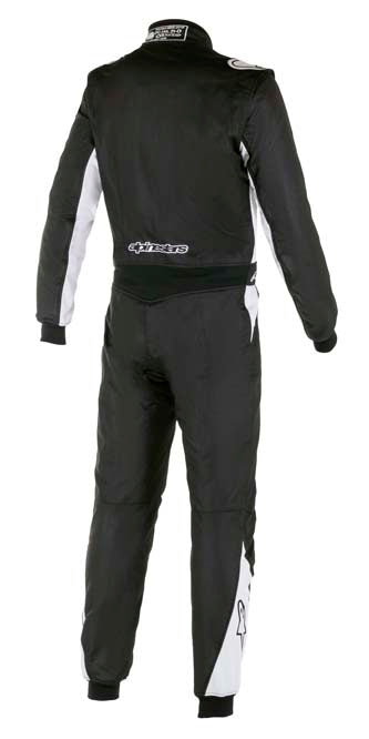 ALPINESTARS ATOM FIRE SUIT BLACK / WHITE BACK IMAGE