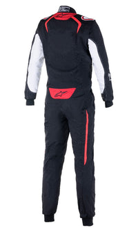 Thumbnail for Alpinestars KMX-5 Kart Racing Suit Black / White Rear Image