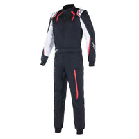 Thumbnail for Alpinestars KMX-5 Kart Racing Suit Black / White Front Image