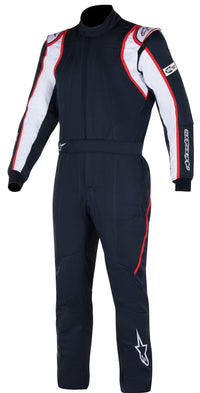 Thumbnail for Alpinestars GP Race v2 Fire Suit Black / White Front Image