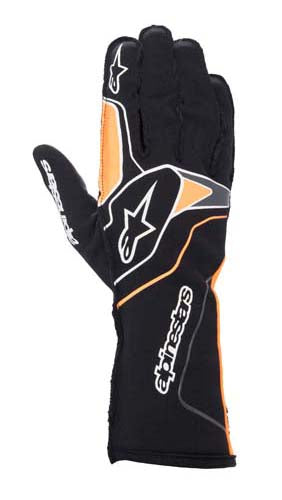 Alpinestars Tech1-KX V3 Kart Racing Glove black / orange 1-KX Alpinestars Kart Race Glove V3