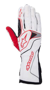Thumbnail for Alpinestars Tech1-KX V3 Kart Racing Glove White / Red 1-KX Alpinestars Kart Race Glove V3