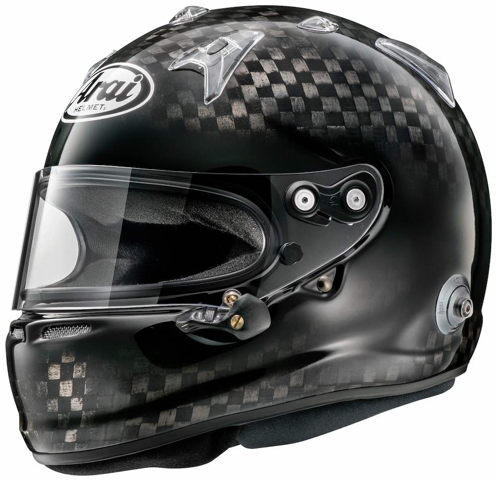 Arai GP-7SRC 8860-2018 Carbon Fiber Helmet Front View Image