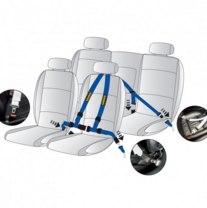 Schroth Quick-Fit Pro 4 Point Harness blue