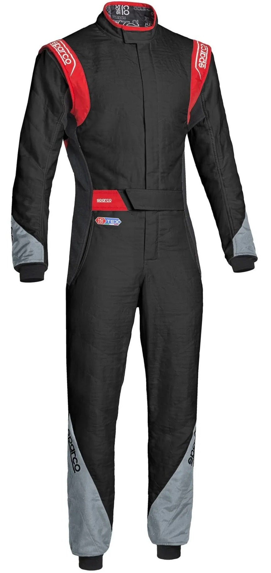 SPARCO EAGLE RS 8.2 RACE SUIT CLAERANCE BLACK / RED FRONT IMAGE
