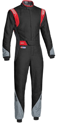 Thumbnail for SPARCO EAGLE RS 8.2 RACE SUIT CLAERANCE BLACK / RED FRONT IMAGE