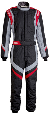 Thumbnail for Sparco Prime Spec 1 Race Suit Black Front Image