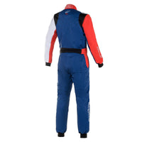 Thumbnail for Alpinestars KMX-9 v2 Graphic 2 Kart Racing Suit BLUE/RED BACK IMAGE